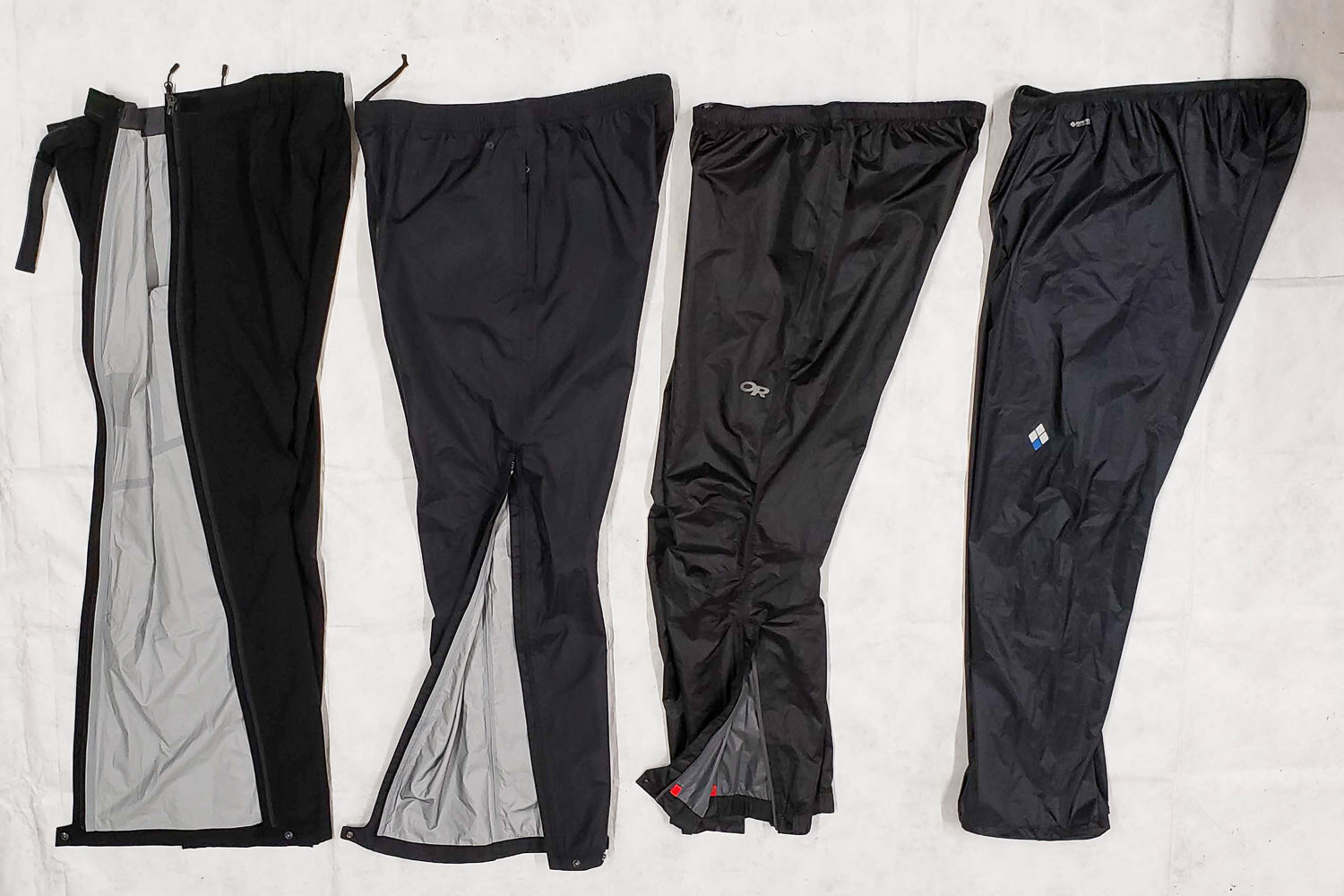 Men's Rain Pants, Waterproof Rain Over Pants Windproof Hiking Pants