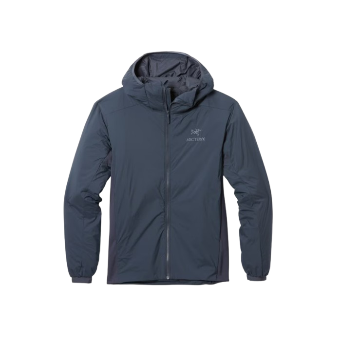 arc'teryx insulated atom hoodie stock image