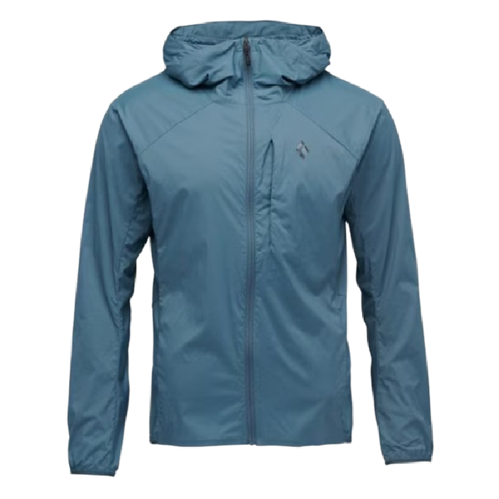 Black Diamond mens alpine start stock image in blue