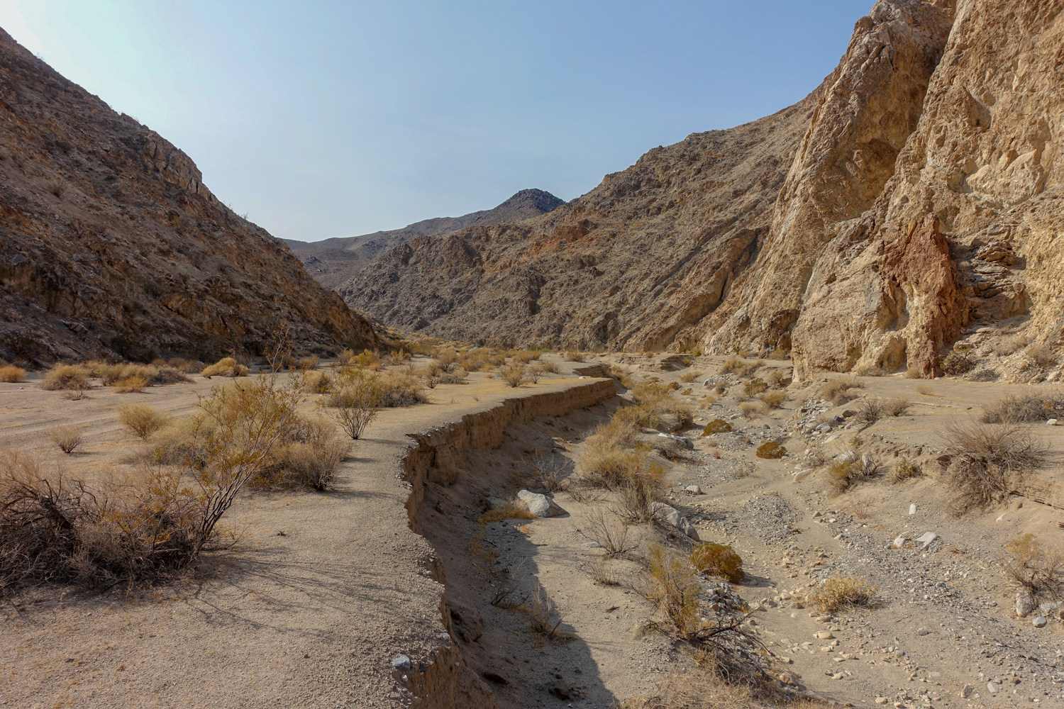 gravel wash in death valley