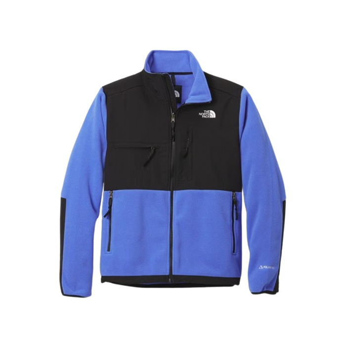 The North Face Denali Fleece stock image in blue and black