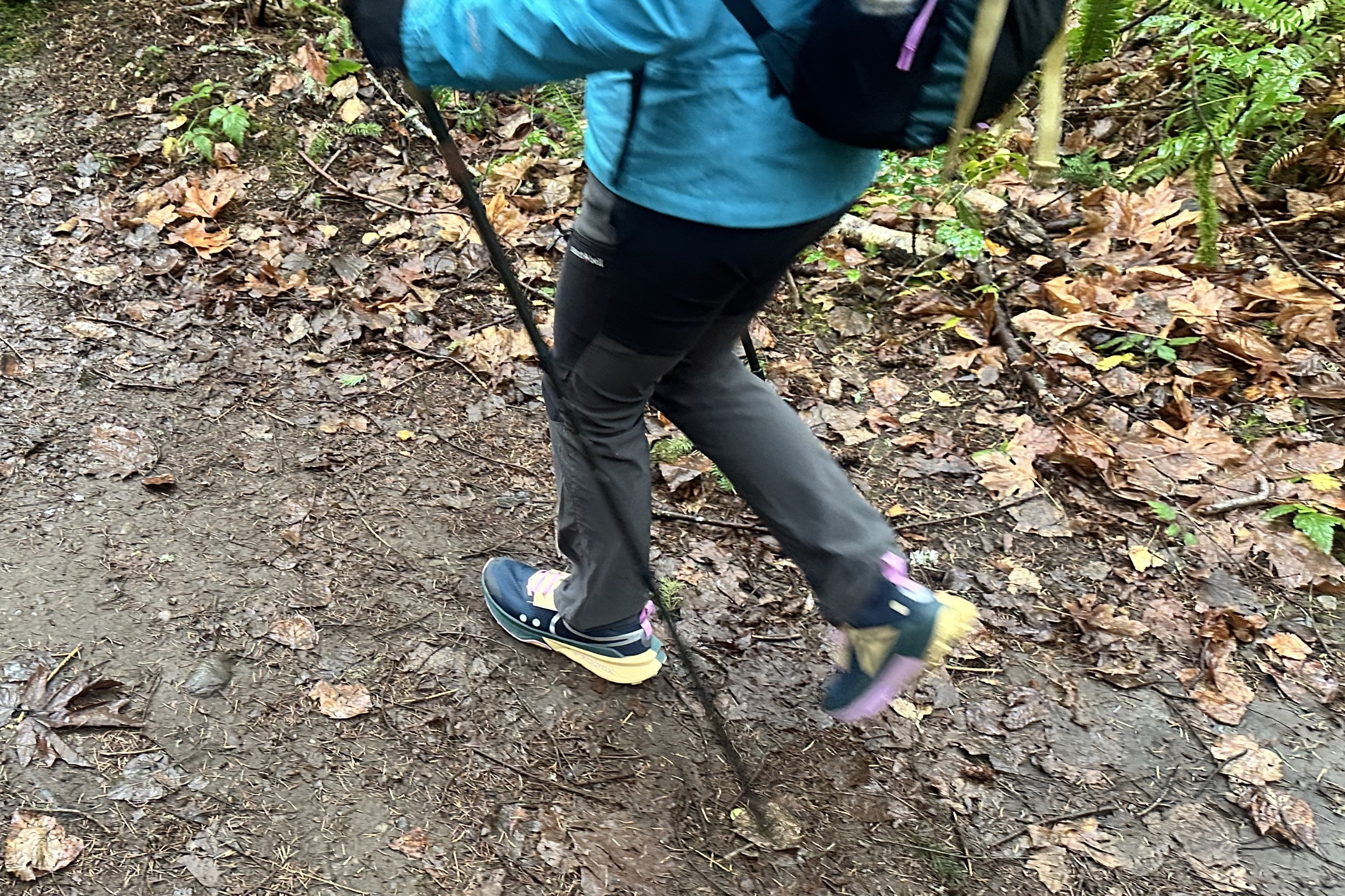 Nike Women's Zegama 2 on a hiker