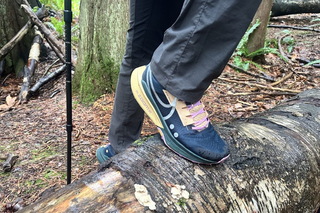 Nike Women's Zegama 2 on a hiker