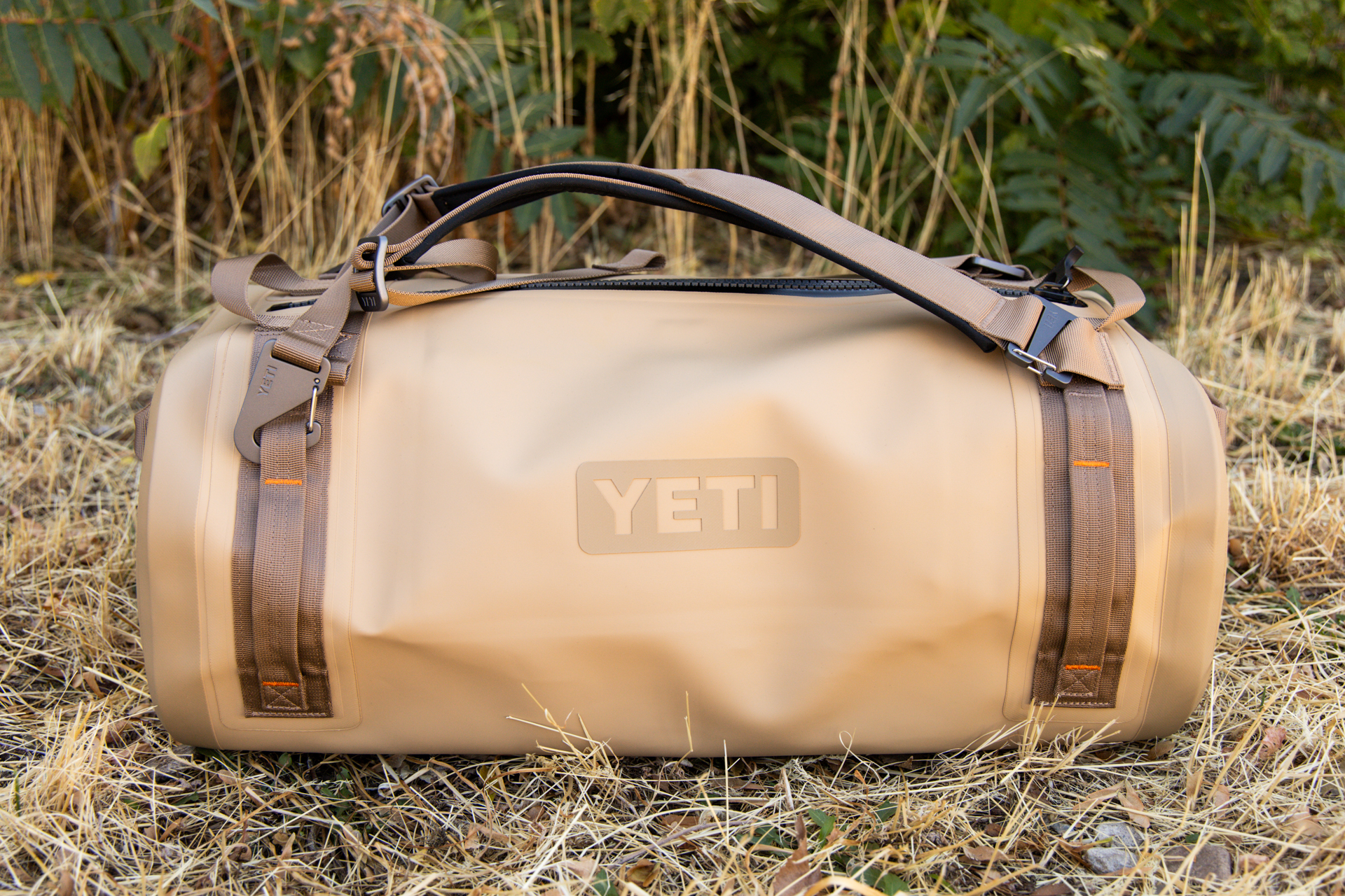 The Yeti Panga with backpacks straps attached.