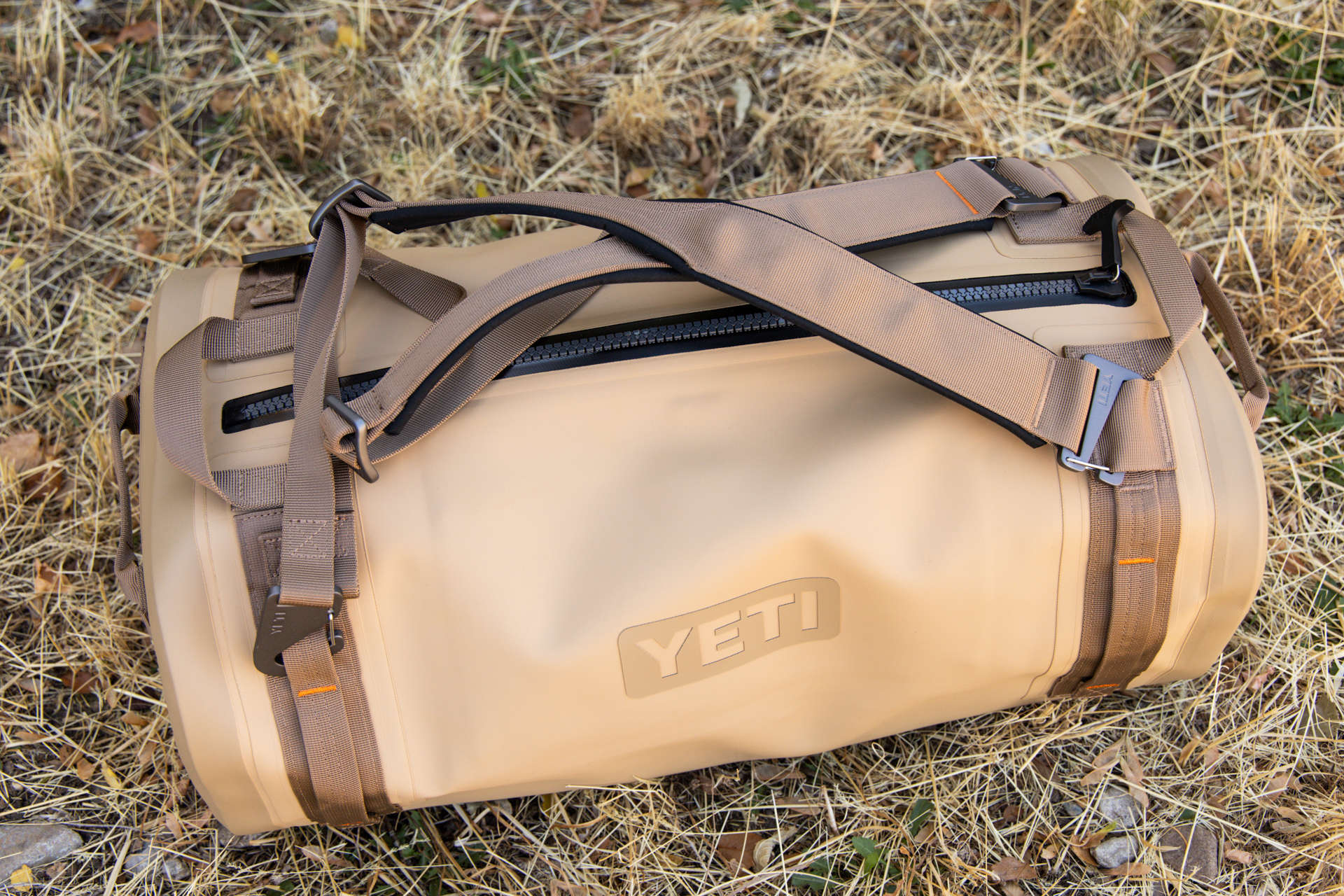 The Yeti Panga with backpacks straps attached.