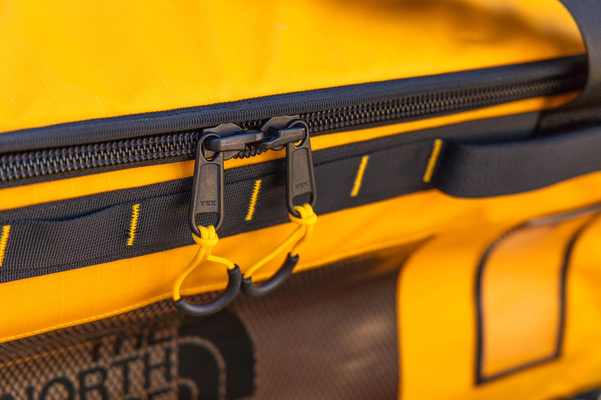 Two large, durable main compartment zippers that are also lockable.