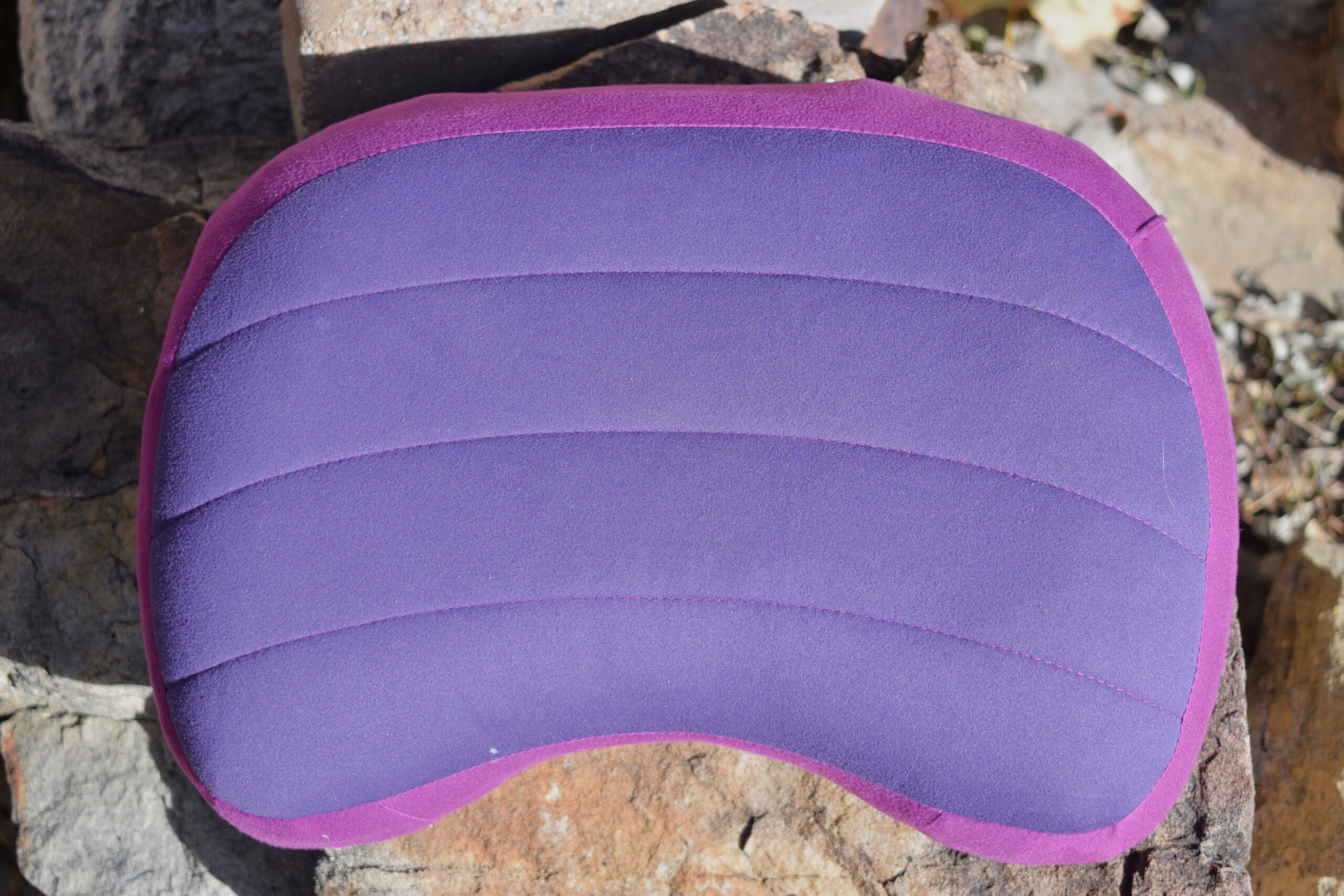 Close up of the U-shaped Aero Premium Pillow from Sea to Summit