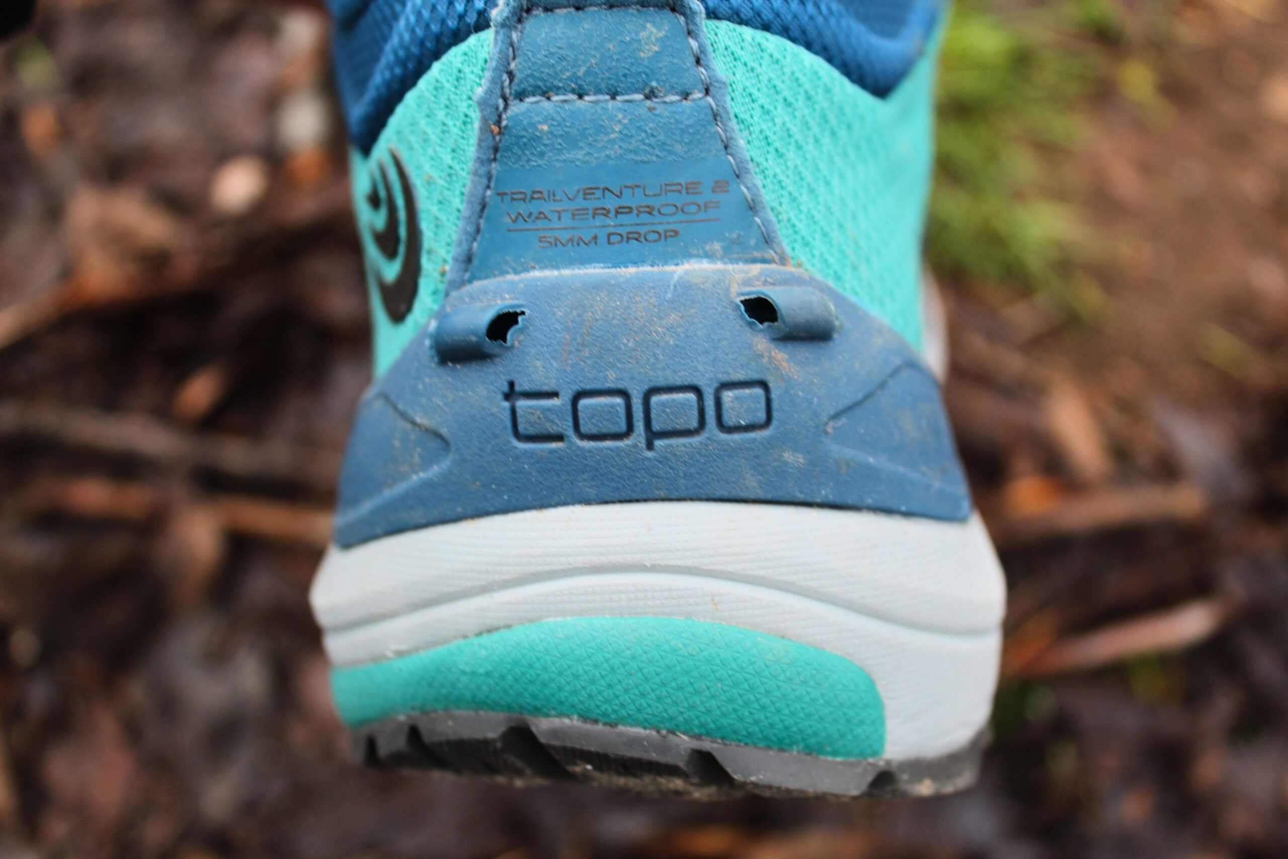 Back of the Women’s Topo Trailventure 2 WP hiking boots