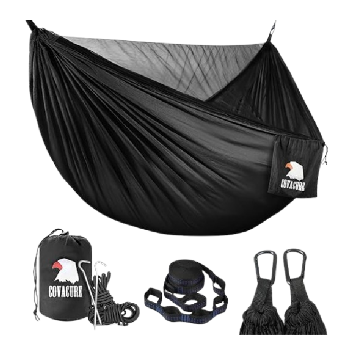 covacure camping hammock stock image