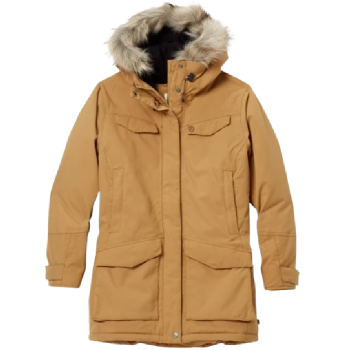 fjallraven nuuk women's parka stock image