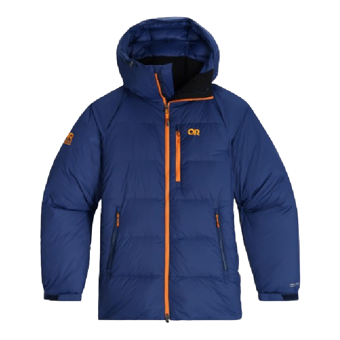 outdoor research super alpine parka stock image