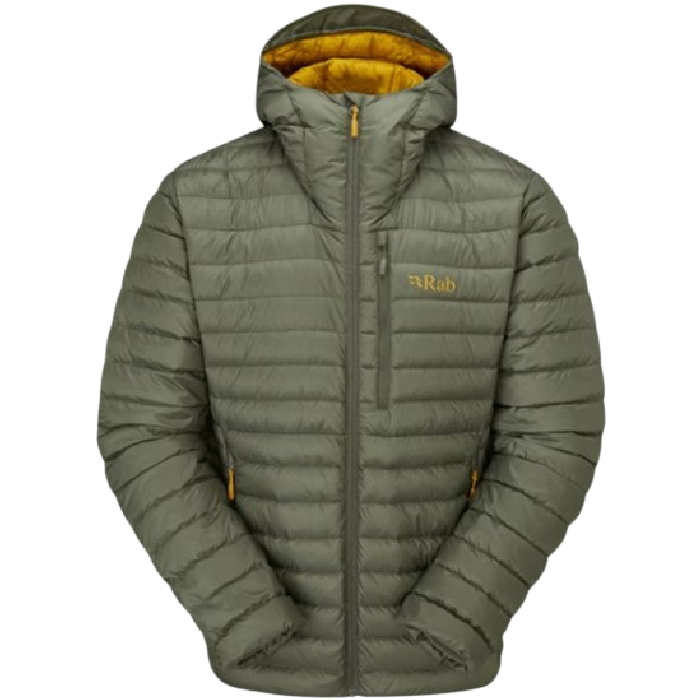 rab microlight alpine down jacket stock image mens