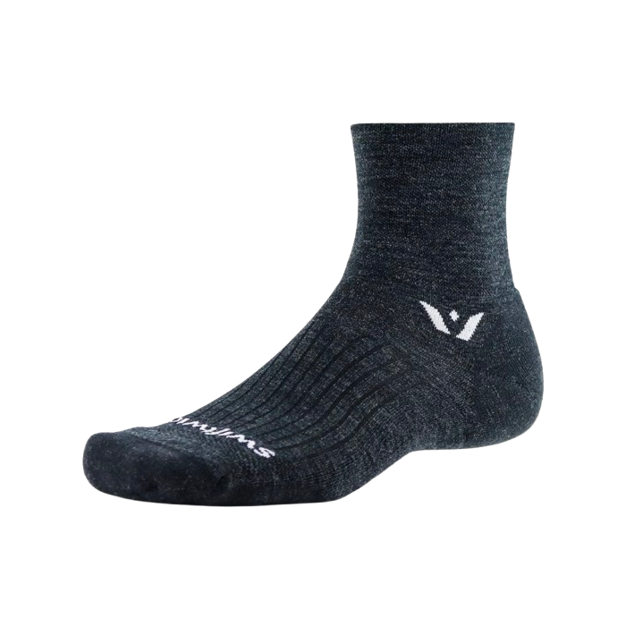 Swiftwick Pursuit Quarter Crew High Stock Image